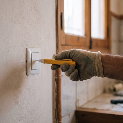 Comprobación de tensión en un interruptor